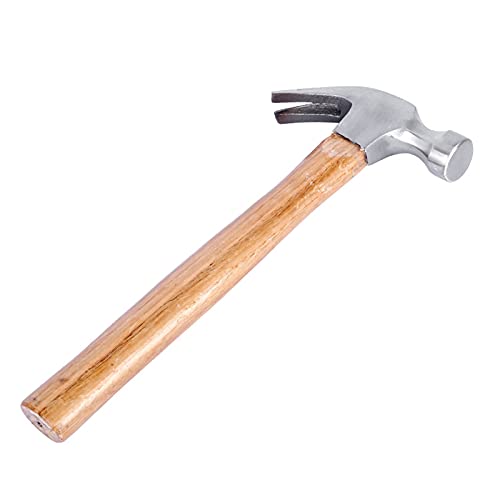 1 Pcs Marteau de Charpentier, Marteau Panne Droite, Marteau de Coffreur, Marteau à Clou Multifonction avec Manche en Bois pour Réparation à la Maison, Bricolage, Construction, Menuiserie