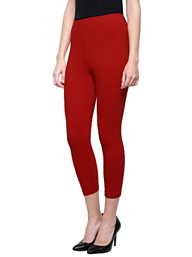 Image of Saundarya Calf Length Leggings for Women Sizes: Small Size (S /M) for 26-30 inches Waist, Regular Size (L /XL) for 30-36 inches Waist and Plus Size (2XL /3XL) for 36-40 inches Waist