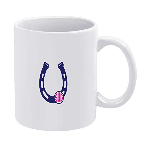 Taza de café con forma de herradura, taza de cerámica con forma de caballo, taza novedosa para café, té, cacao, leche…