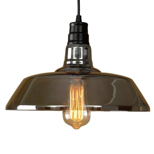 Lámpara colgante de cristal para iluminar restaurantes y balcones con rosca E27 y estilo nórdico