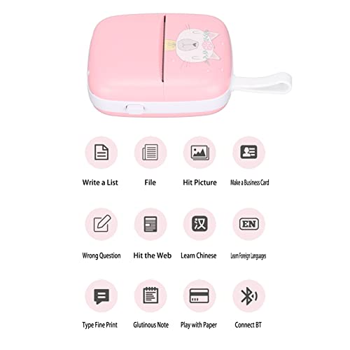 Miniprinter, fotoprinter Multifunctioneel afdrukken Milieuvriendelijk voor school voor kantoor voor studenten voor buiten - Image 3