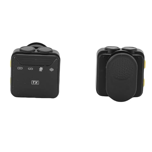 Microphone lavalier carré réduction bruit 1 à 2 micro streaming vlogs - 7