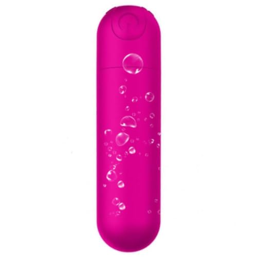 Image of Electric Muscle Deep Massager 10 Modes Tool Powerful Mini Stick for Women | Handheld Travel Pocket Portable Soft Toys Massage Ball for Body Relax, Massager for Muscles Back Foot Neck Rose