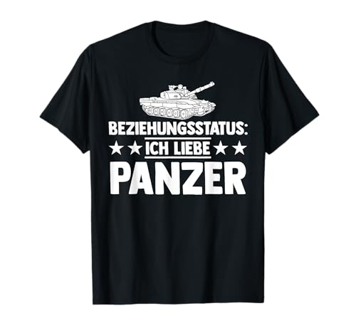 Panzerfahrer Bundeswehr Soldat Panzer T-Shirt - Schwarz, Klein, Ärmellos, Klassisch, Militär-Panzer-T-Shirt für Militärinteressierte, Unisex-Erwachsene