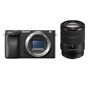 Sony Alpha 6400 Appareil Photo Hybride APS-C, 24,2 MP, avec 18-135 mm