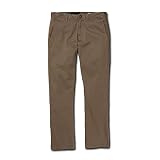 Volcom Men's Frickin Modern Fit Stretch Chino Pant Mushroom