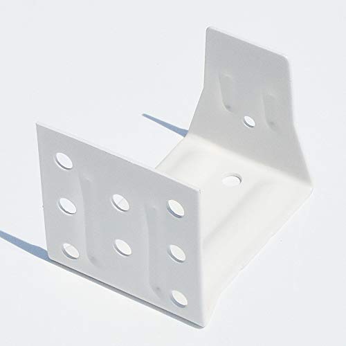 Cutelec Center Support Bracket 2 Pack White Color For 2" High Profile Blinds Headrail Holder #TOP4