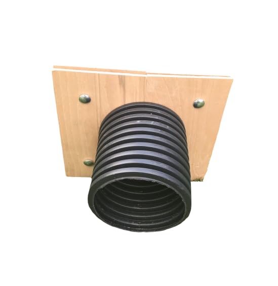 Hutch/Run Connector (8 inch) compatible with 8 inch Diameter Runaround Rabbit Pet Play Tunnel (Tunnel Sold Separately)