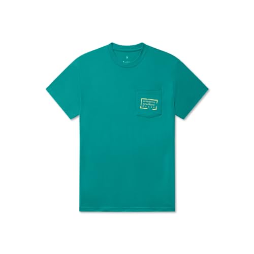 Southern Marsh Men's Authentic T-Shirt, Short Sleeve Tee, Teal, Medium2