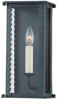 Troy Lighting Zuma - 1 Light Outdoor Wall Mount in Transitional Style-13 Inches Tall and 6.25 Inches Wide-Verdigris Finish