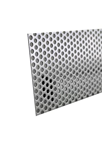 Acero Inox. Chapa Perforada 2,0mm Rv5-8 Longitud 1m 1.4301VA (35x1000mm)