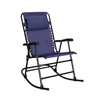 Amazon Basics Faltbarer Schaukelstuhl - Blau