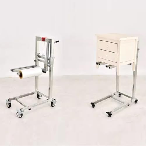 Sollevatore per pallet resistente con tavolo sollevabile in materiale mobile, design ergonomico per un facile trasporto e manovrabilità, ideale per uso in magazzino e logistica