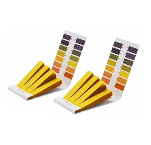160 strisce for il test del pH dell'acqua, cartine tornasole da 1 a 14, strisce for il test dell'acidità del terreno for acquari, strumenti di misurazione