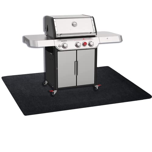 Brinman Under Grill Mat,Premium 36"x48"Absorbent Oil Protective mats for Deck