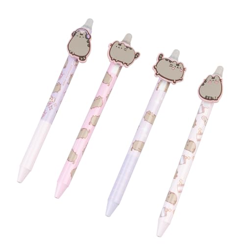 Ya en mundofriki.es: Grupo Erik Pack 4 Boligrafos Borrable Gato Pusheen Cat - 4 Boligrafos Bonitos de Gel de Color Azul con Pulsador y Goma | Material Escolar y Papeleria; Regalo Niña 10 años Kawaii
