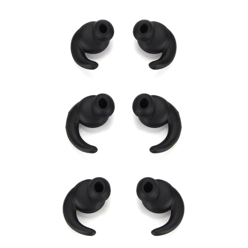 Taglia: S, M, L CHICHIYANG 3 gommini in silicone nero/grigio per auricolari sportivi JBL Synchros Reflect BT e Mini BT