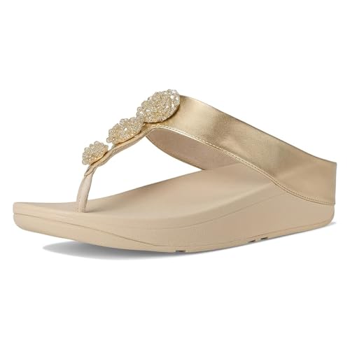 Image of FitFlop Women's, Fino Beaded Button Sandal