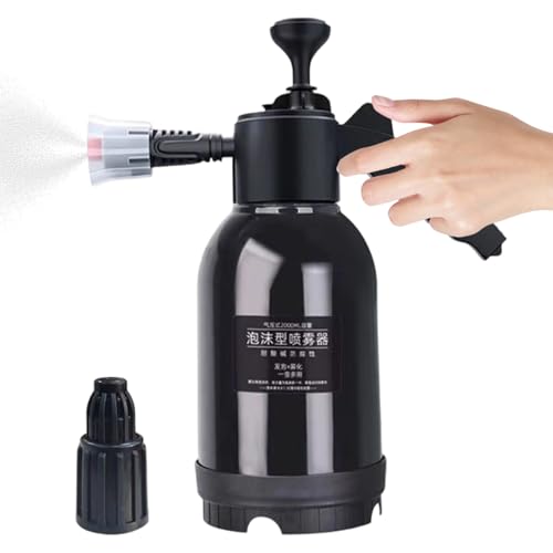 Pulverizador de agua de 2 litros con bomba manual y empuñadura ergonómica para plantas 2