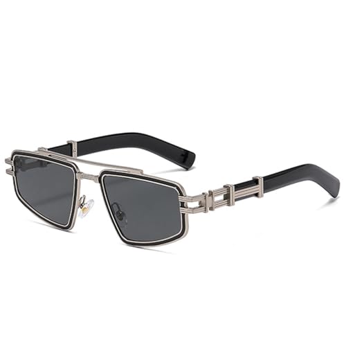 Lunettes rétro de soleil pour homme tendance décontractée en terrasse et look urbain chic
