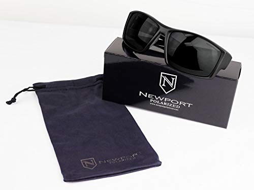 Newport Polarized Marlin Bifocal Sunglasses Black Frame with Grey (Smoke) Polarized Lenses.3