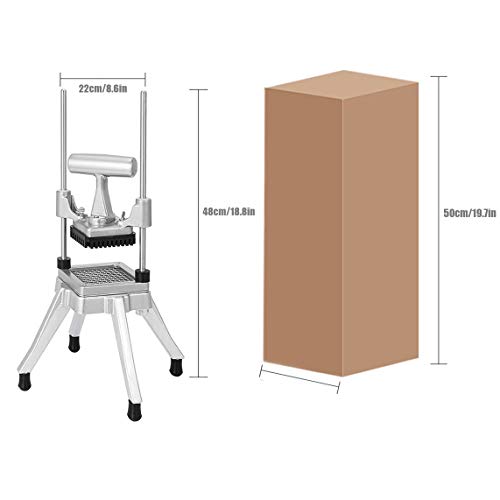 3/8" Blade Commercial Vegetable Fruit Dicer Onion Potato Tomato Slicer Chopper Peppers,Potatoes,Mushrooms Restaurant Quick Slicer Machine #TOP6