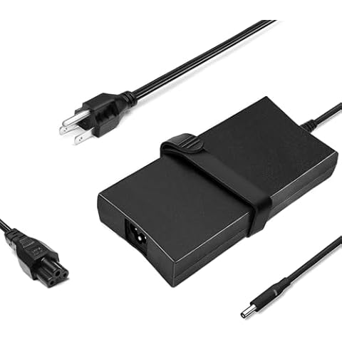JUYOON 130W Charger ac adapter for Dell Inspiron 16 Plus 7610 7620 Inspiron 15 7500 15 7501 7590 7591 7510 Vostro 15 7000 7500 7590 OptiPlex 7000 micro LA130PM190 HA130PM160 Cover