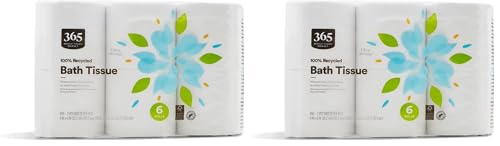 Image of 365 by Whole Foods Market Bath Tissue, Double Roll, 260 Sheet | 6 Count | Pack of 2