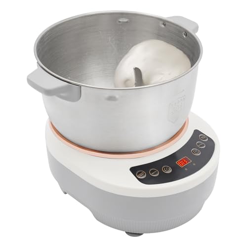 200W Electric Ferment Function Dough Mixer, Flour Kneading Machine, 170Oz Dough Maker with Microcomputer Timing, Touch Control, Easy Cleaning
