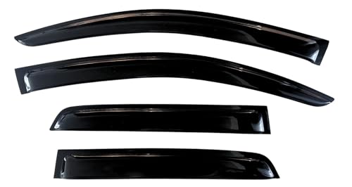 Image of KPY Window Visors for Chevrolet Impala 2006-2013, Out-Channel Window Visors Vent Wind Deflectors 4PC for 2014-2016 Impala Limited