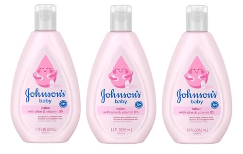 Image of Johnson's Baby Lotion Travel Size 1.7 oz (50ml) - Pack of 3