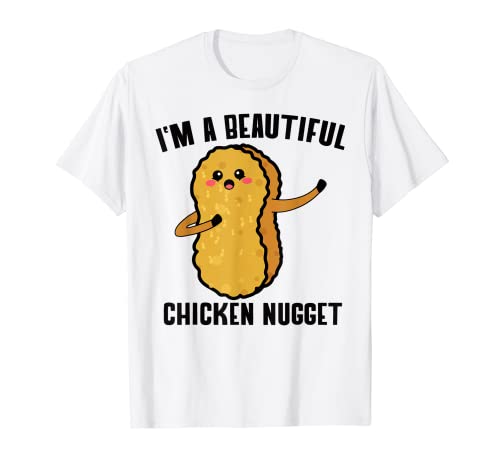 I'm a beautiful Chicken Nugget Costume Kids Pollo Tee Maglietta