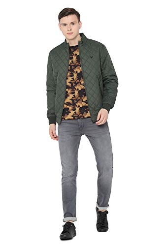Image of Allen Solly Polyester Men's Car Standard Length Coat