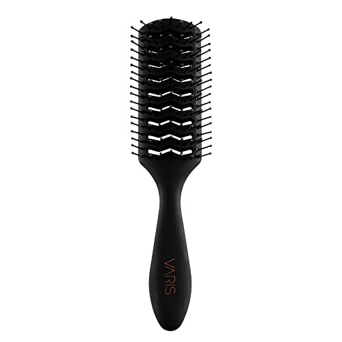 VARIS brosse d'aération noire pour le séchage des cheveux