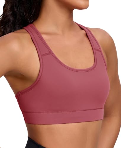 Image of Oalka Women's Racerback Sports Support Workout Running Bras