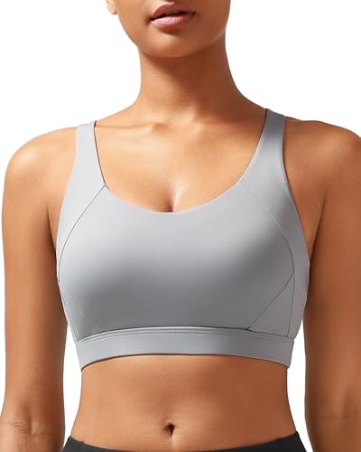 Image of RUNNING GIRL Sports Bra for Women High Support, Molded Cup High Impact Sports Bras for Women with Sewn in Pads