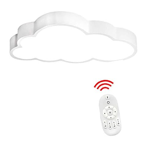 Aufun - Lámpara de techo LED regulable de 48W con diseño de nubes y mando a distancia Cover
