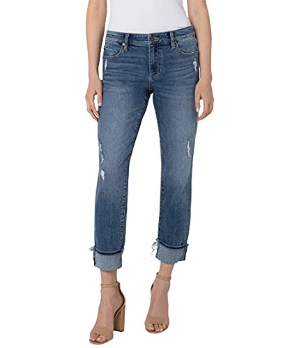 ECO FRIENDLY GIRLFRIEND CUFFED JEANS BY LIVERPOOL LOS ANGELES