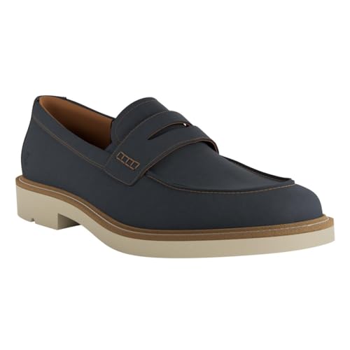 ECCO Men's London Penny Loafer, Ombre Nubuck, 9-9.5