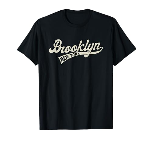 Vintage Baseball Style Brooklyn T-Shirt for Men & Women T-Shirt