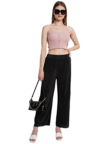 Image of POPWINGS Casual Bagru Printed Cotton Top and Skirt Set for Women || Pom Pom Top and Long Slit Skirt Set for Women || Two Piece Women Set for Summer