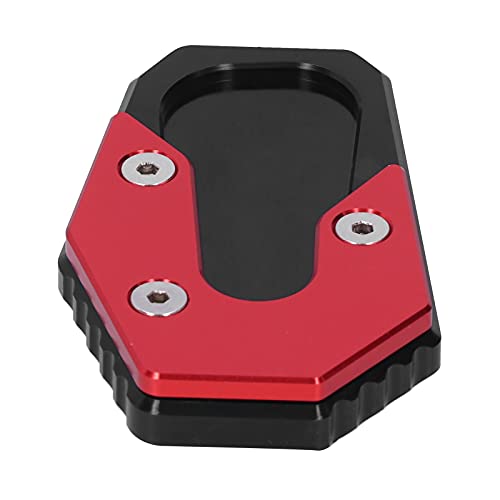 Diyeeni Almohadilla de Soporte para R1200RT 2014 2018 Ampliador de Extensión de Base de Soporte Lateral Piezas de Motocicleta Antideslizantes Placa Ampliadora de Aleación de Aluminio CNC Negro (rojo)
