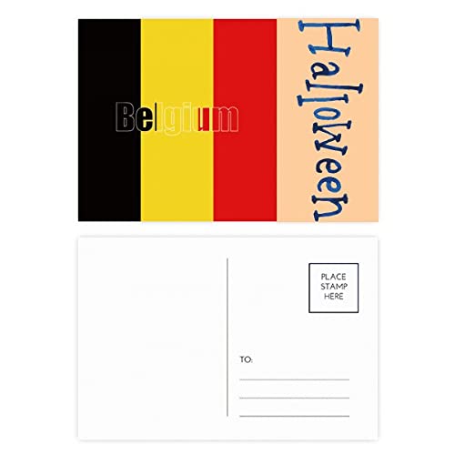 Cartes postales d'Halloween Belgique en lot de 20 à offrir aux passionnés de traditions