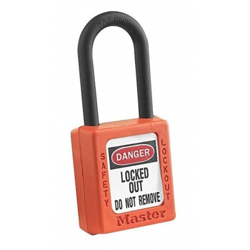 Image of Master Lock 406 Safety Padlock Orange