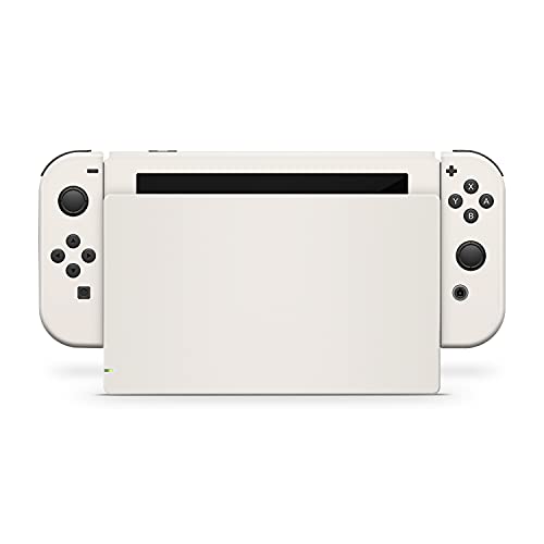 Image of Tacky Design Classic Solid Colors Skin Compatible with Nintendo Switch Skin Wrap Cover, Off-White Skin for Nintendo Switch Stickers, Premium Vinyl 3M Full Wrap Decal (Off-White)