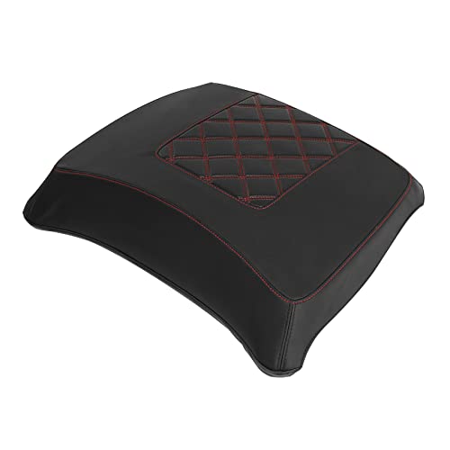 Cubierta de tapa de baúl para modelos Harley Touring Road King Street Glide Road Glide Electra Glide Ultra Classic 2014-2023, costura roja miniatura 3