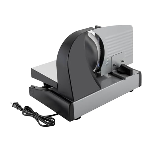 Cortadora de carne y pan eléctrica de acero inoxidable 200W miniatura 6