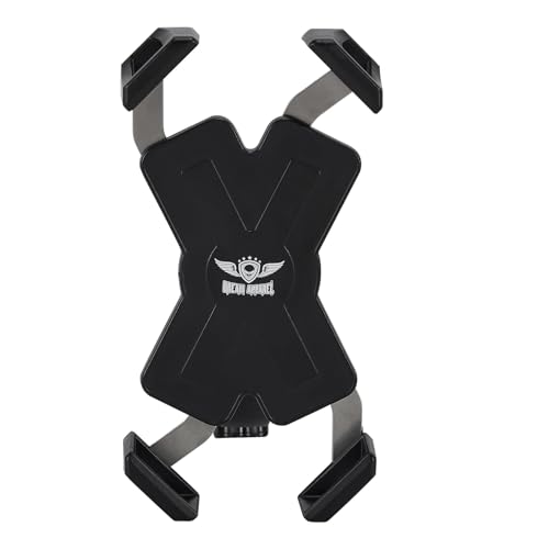 Image of GARGOYLE BELLS Motorcycle Phone Mount Bike Phone Holder for Bicycle Scooter Universal Motorcycle Handlebar Cell Phone Clamp for iPhone /Galaxy 4.92 inch-6.7 inch Smartphones (Black, 1Pack)