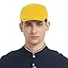 Towintec Breathable Mesh Newsboy Hats for Men-Summer Beret Ivy Caps for Golf Hiking Running Outdoor Activities Casual Style Yellow