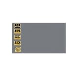Soft Anti Glare Projector Screen Indoor 4K HD 16:9 Projectio...